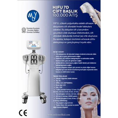 7D Çift Başlık HIFU Pro