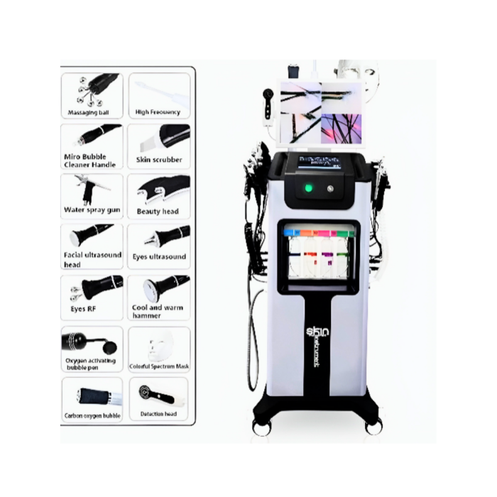 Cilt Analiz Ve Maskeli Hydrafacial Black Pearl Cilt Bakım Cihazı