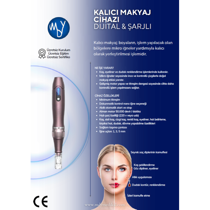 Dermapen & Kalıcı Makyaj Dijital Profesyonel