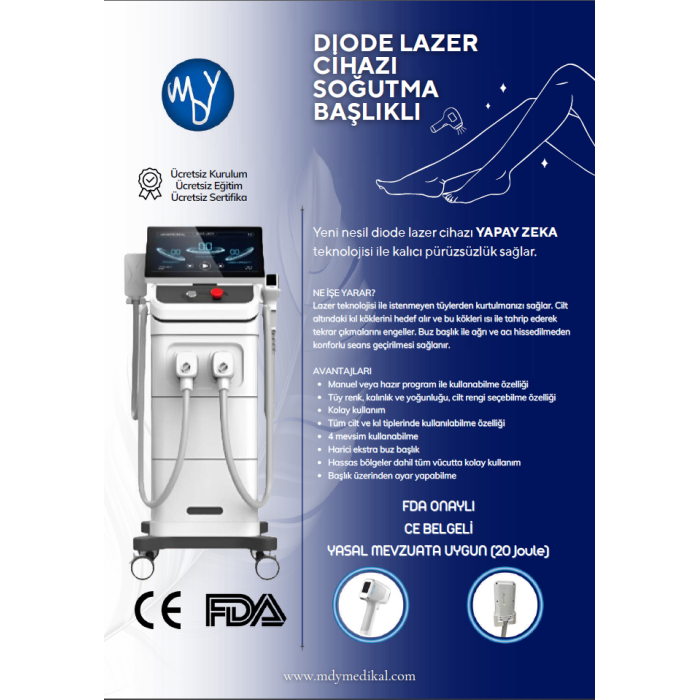 Diode Lazer Soğutma Pedli FDA Onaylı