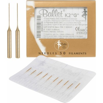 Epilasyon İğnesi Ballet Altın K2-K3-K4