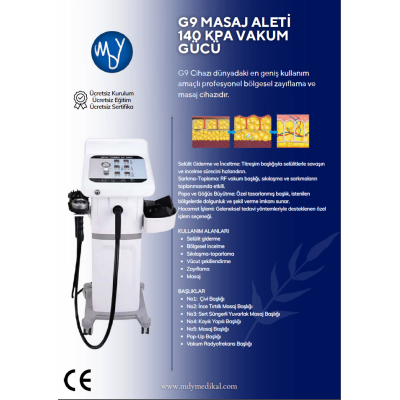 G9 Masaj Aleti 140 Kpa Vakum Gücü