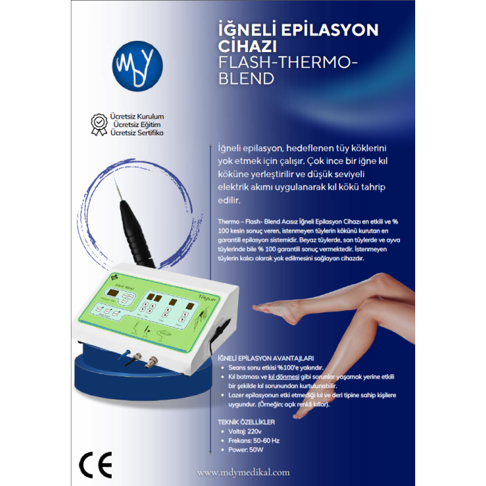 İğneli Epilasyon (Flash-Thermo-Blend)
