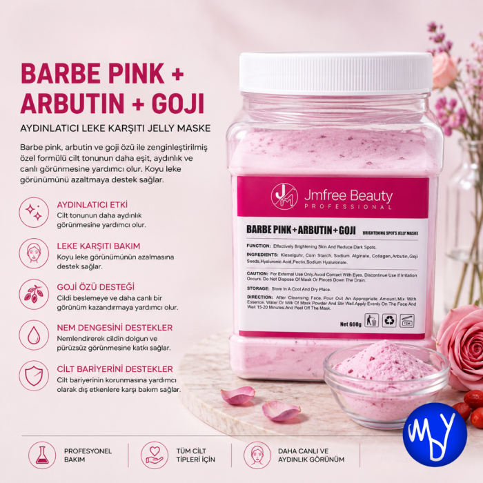 Jmfree Soyulabilir Jel Maske Arbutin & Goji