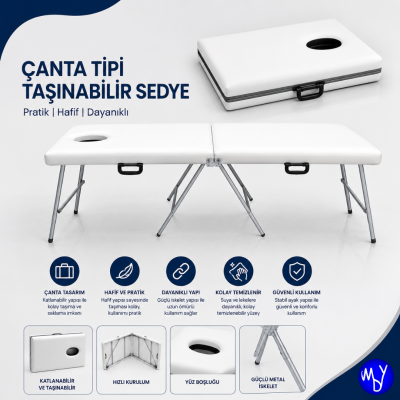 Çanta Tipi Taşınabilir Sedye