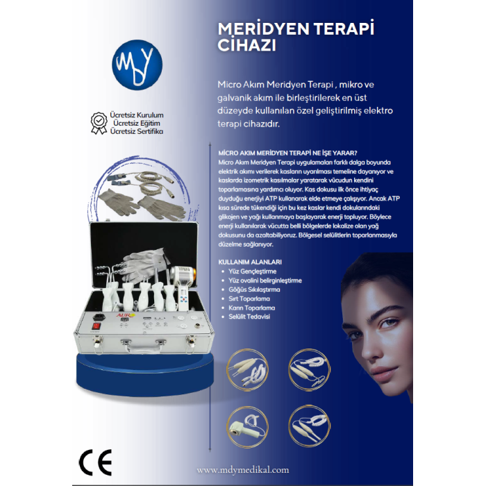Micro Akım Meridyen Terapi Bölgesel İncelme Sıkılaşma