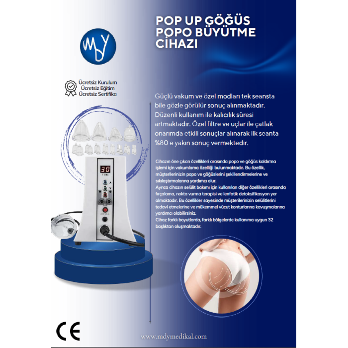 Pop Up Göğüs Popo Büyütme