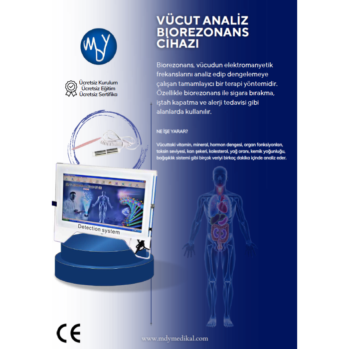 Vücut Analiz Biorezonans Cihazı